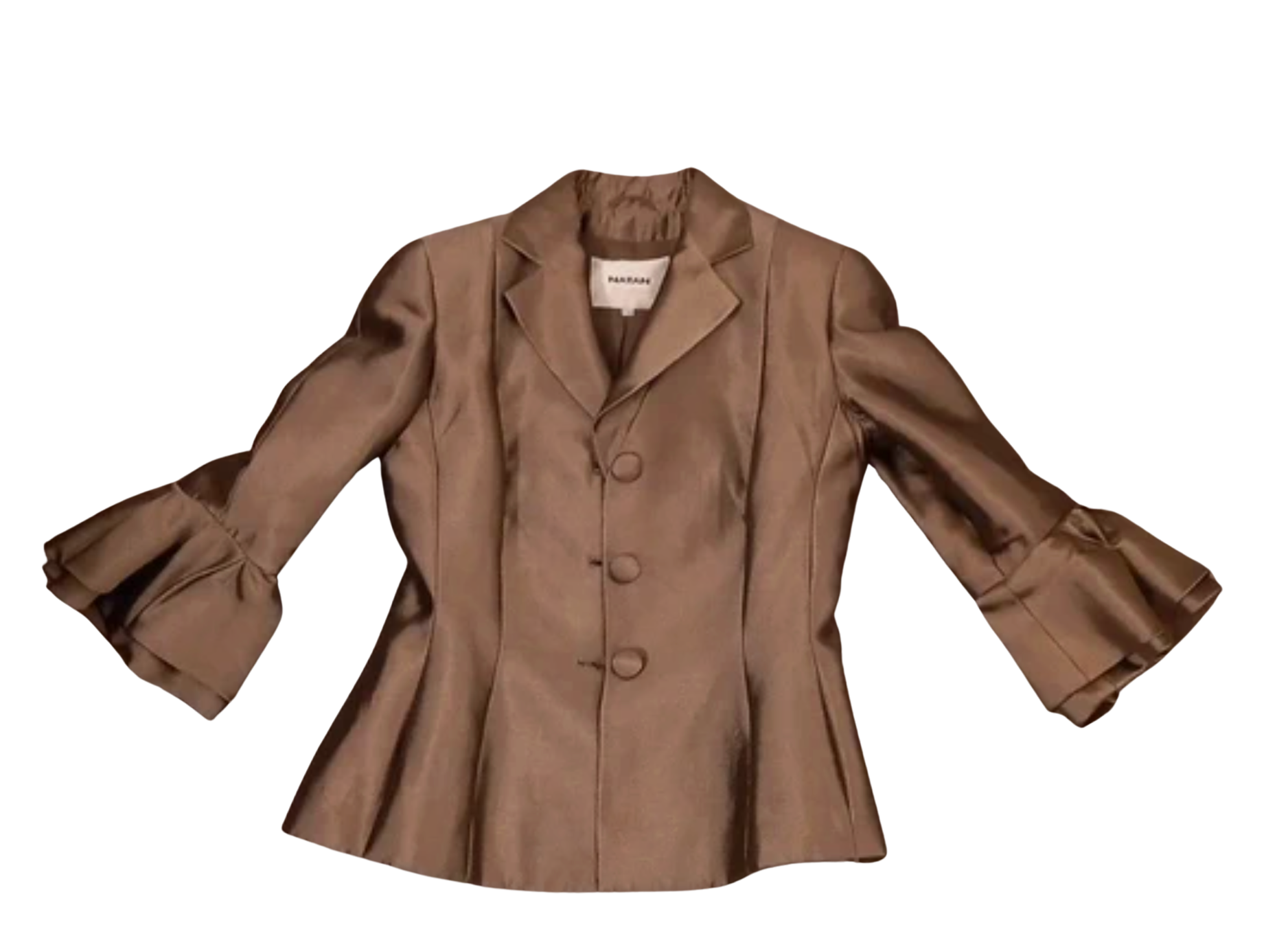 Natan Couture Bell Sleeves Jacket in Black