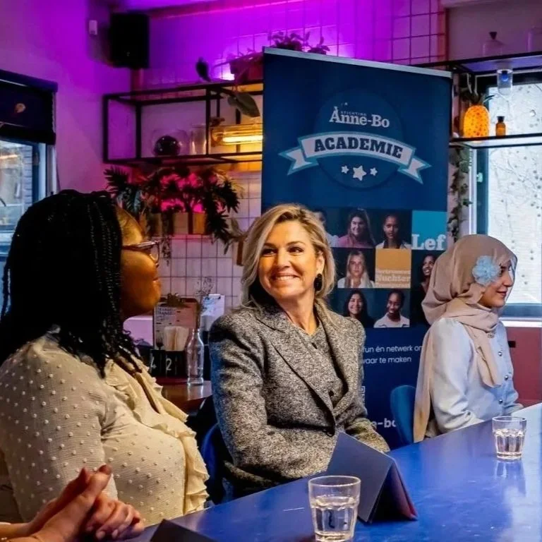 Queen Maxima visits Anne-Bo Foundation