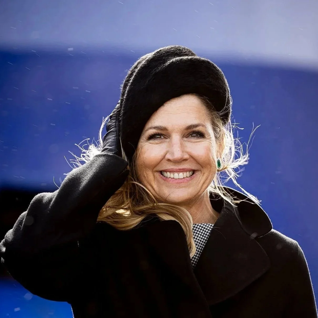 Queen Maxima christens research vessel Anna Weber-van Bosse