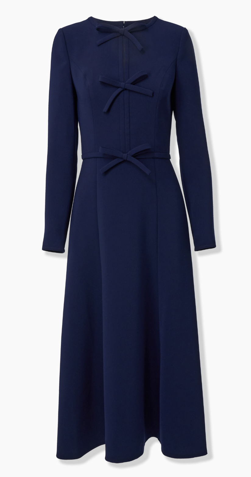 Carolina Herrera Triple Bow Dress