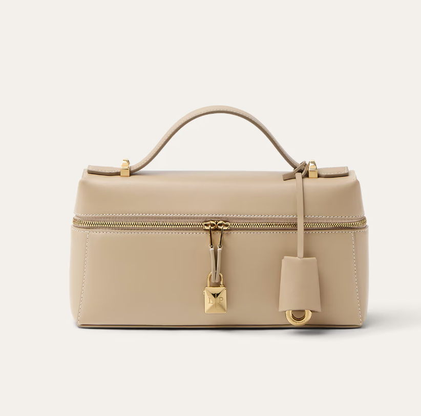 Loro Piana Extra Bag L23 in Light Mastic/Sun Gold 