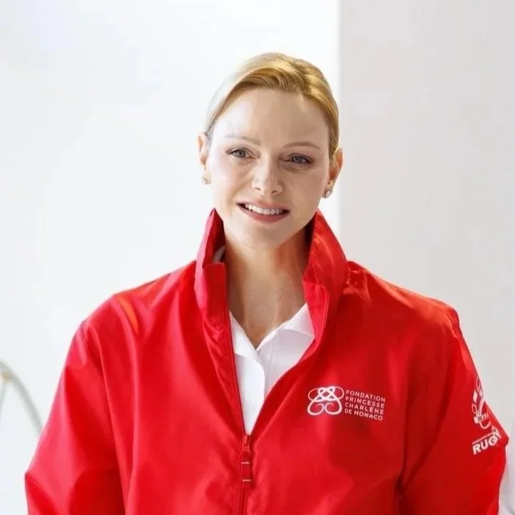 Princess Charlene attends Water Safety workshops ahead of Sainte Dévote Tournament