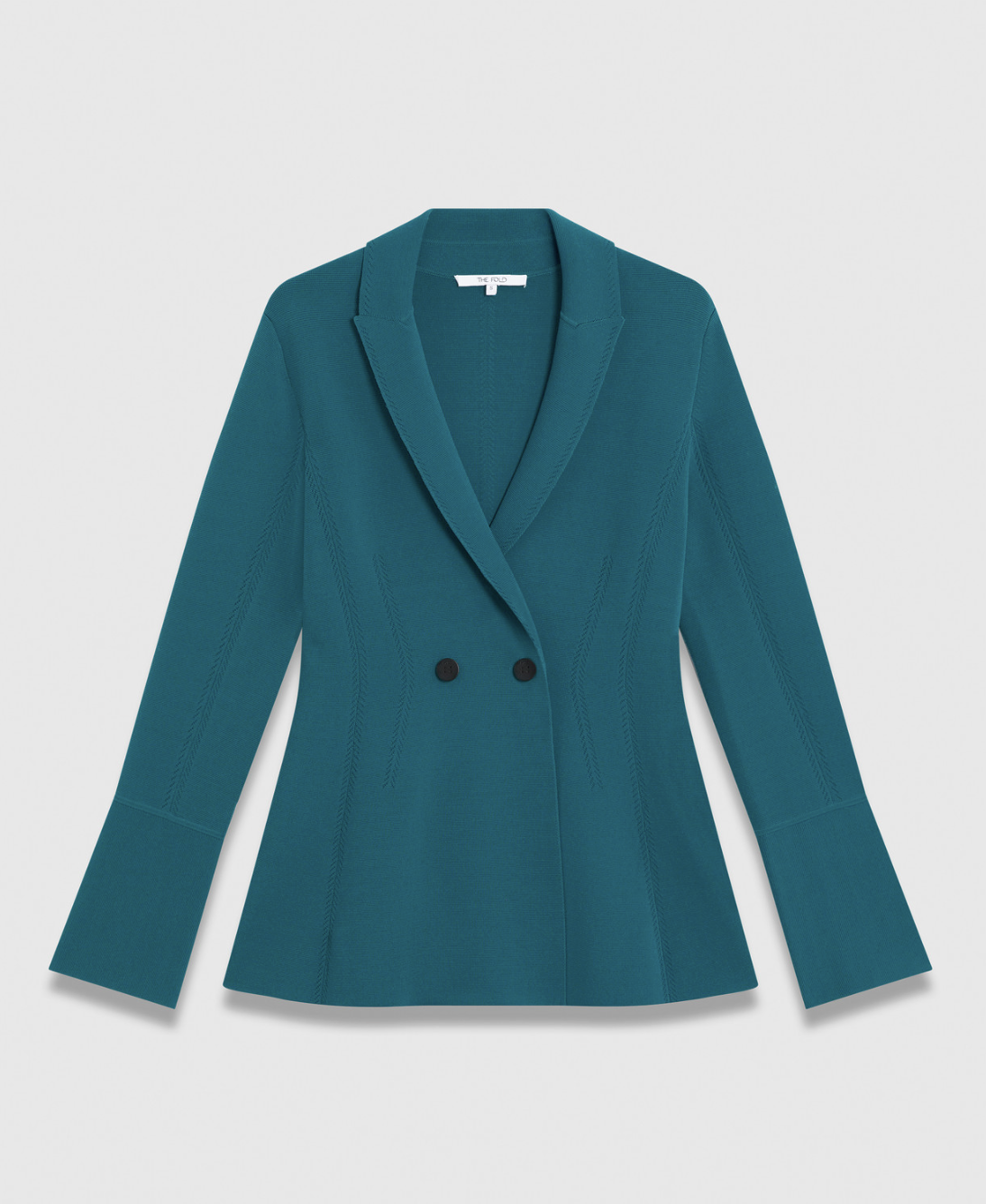 The Fold Somerton Jacket in Kingfisher Blue