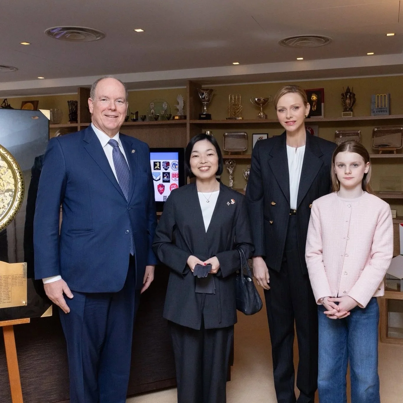 Prince Albert and Princess Charlene attend Sainte Devote Rugby Tournament