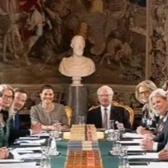 King Carl Gustaf and Crown Princess Victoria attend Information Council