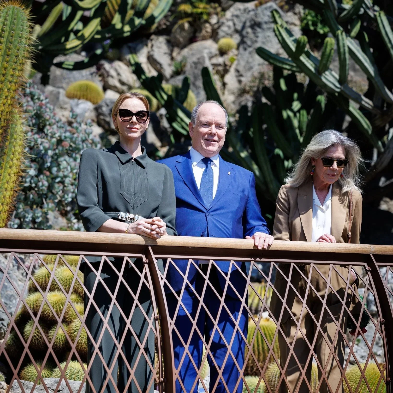 Prince Albert and Princess Charlene attend reopening of the Exotic Garden of Monaco