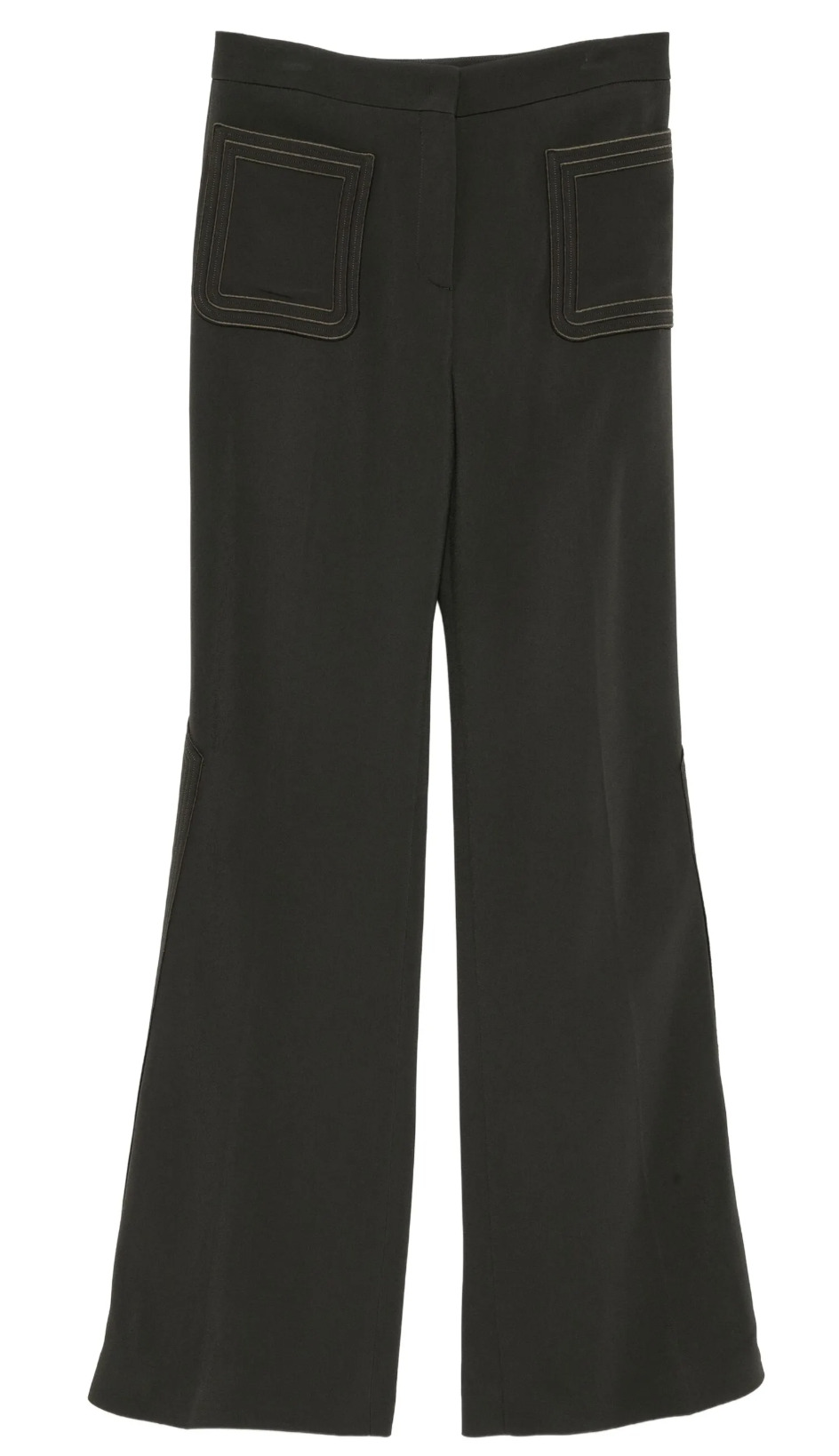 Elie Saab Embroidered Cady Trousers