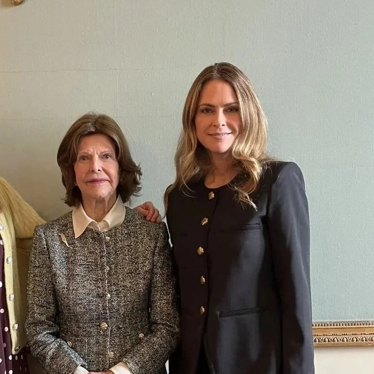 Queen Silvia and Princess Madeleine attend World Childhood Foundation board meeting