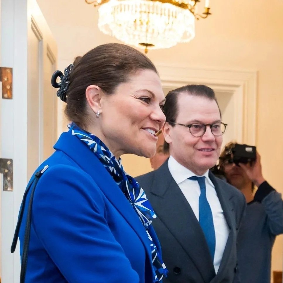 Crown Princess Victoria and Prince Daniel meet President of European Parliament