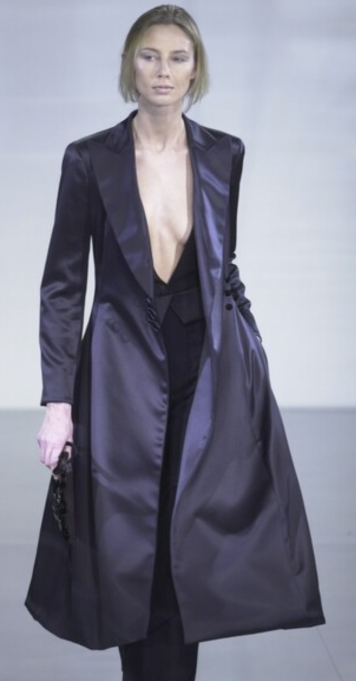 Giorgio Armani Asymmetric Coat 