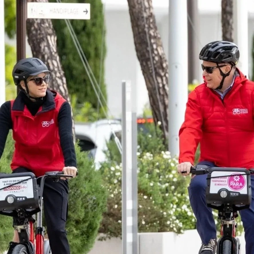 Prince Albert and Princess Charlene attend Road Safety Day