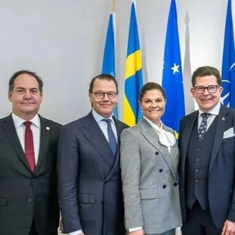 Crown Princess Victoria and Prince Daniel visit Swedish Parliament