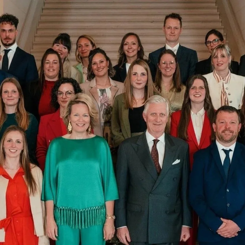 King Philippe and Queen Mathilde host dinner for teachers