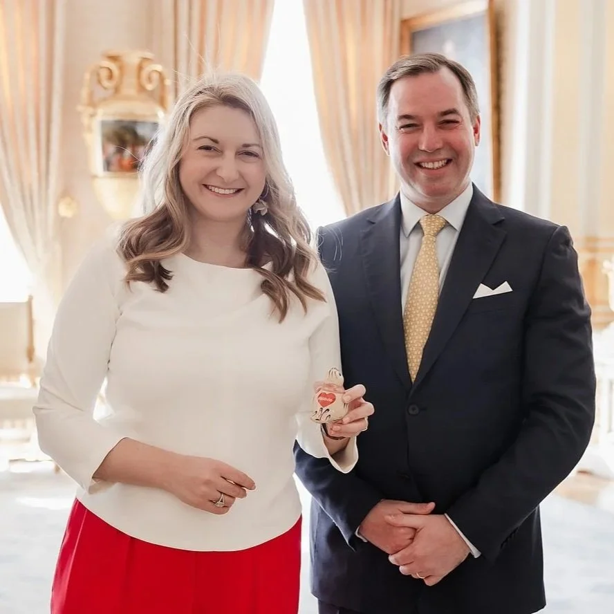 Grand Ducal Couple meets Easter craft market organizers