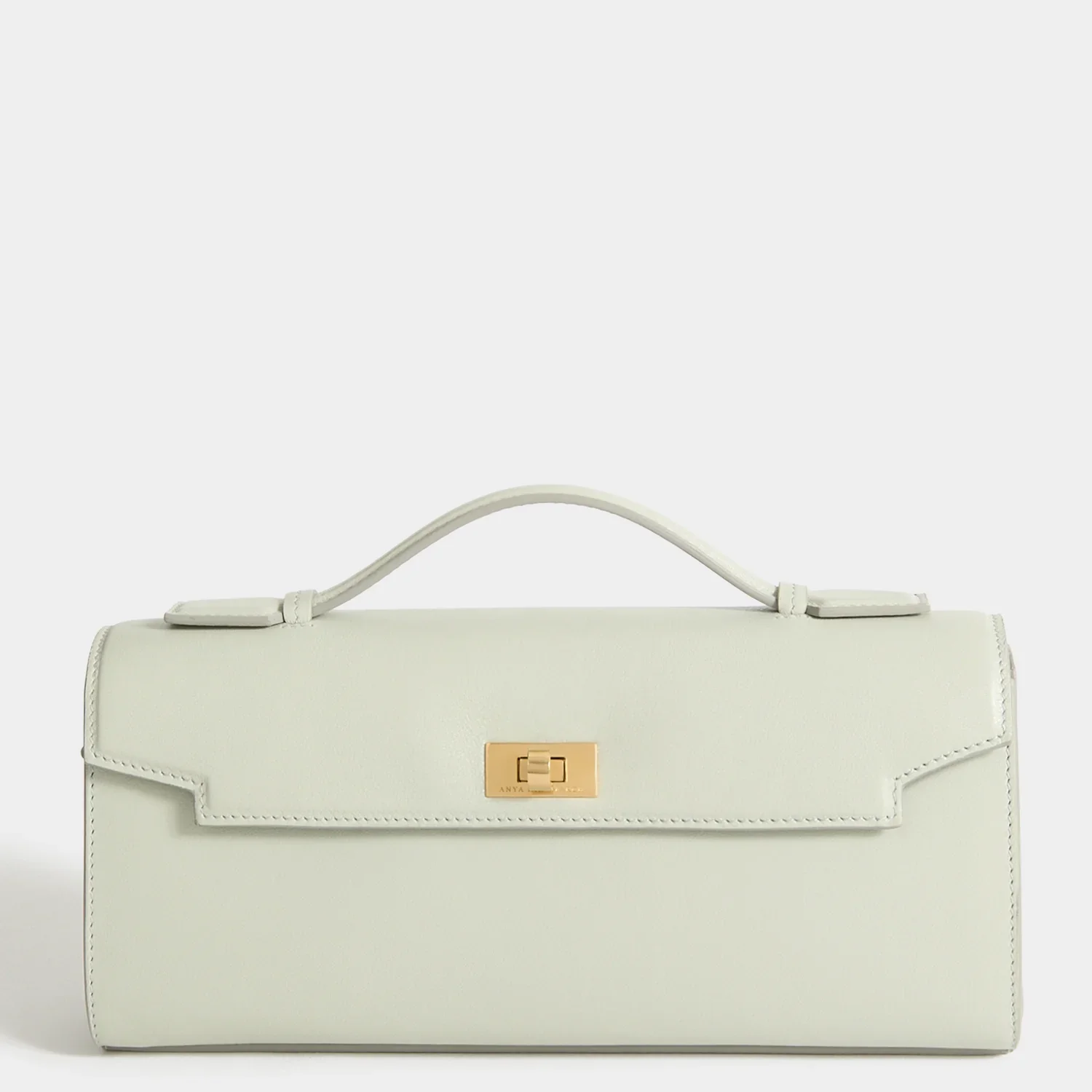 Anya Hindmarch Motimer Clutch in Iceberg Calf Leather