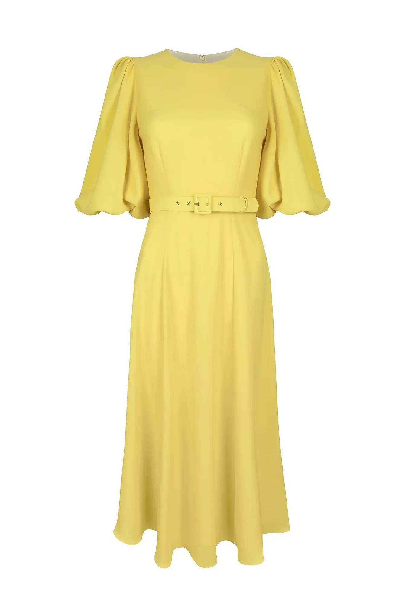 Beulah London Sienna Dress in Lemon