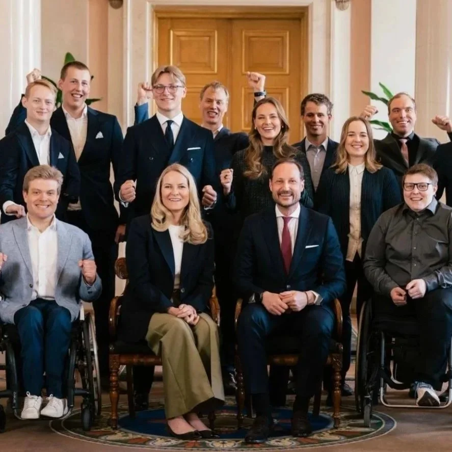 Norwegian Crown Prince Family hosts reception for Paralympics athletes