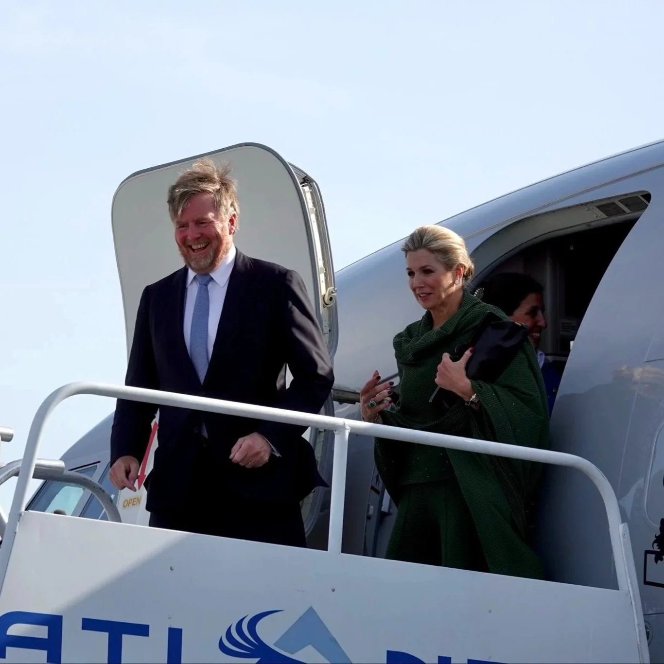 King Willem-Alexander and Queen Maxima arrive in the United States