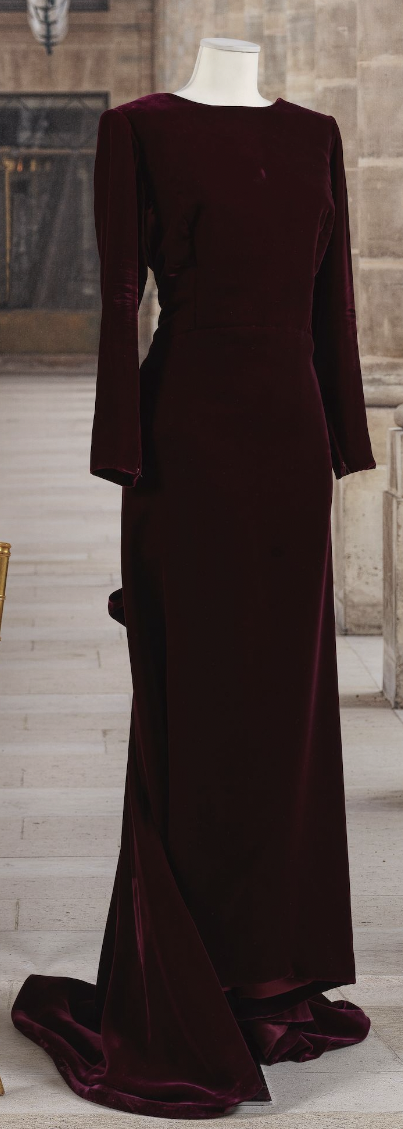 Yves Saint Laurent Couture Velvet Gown