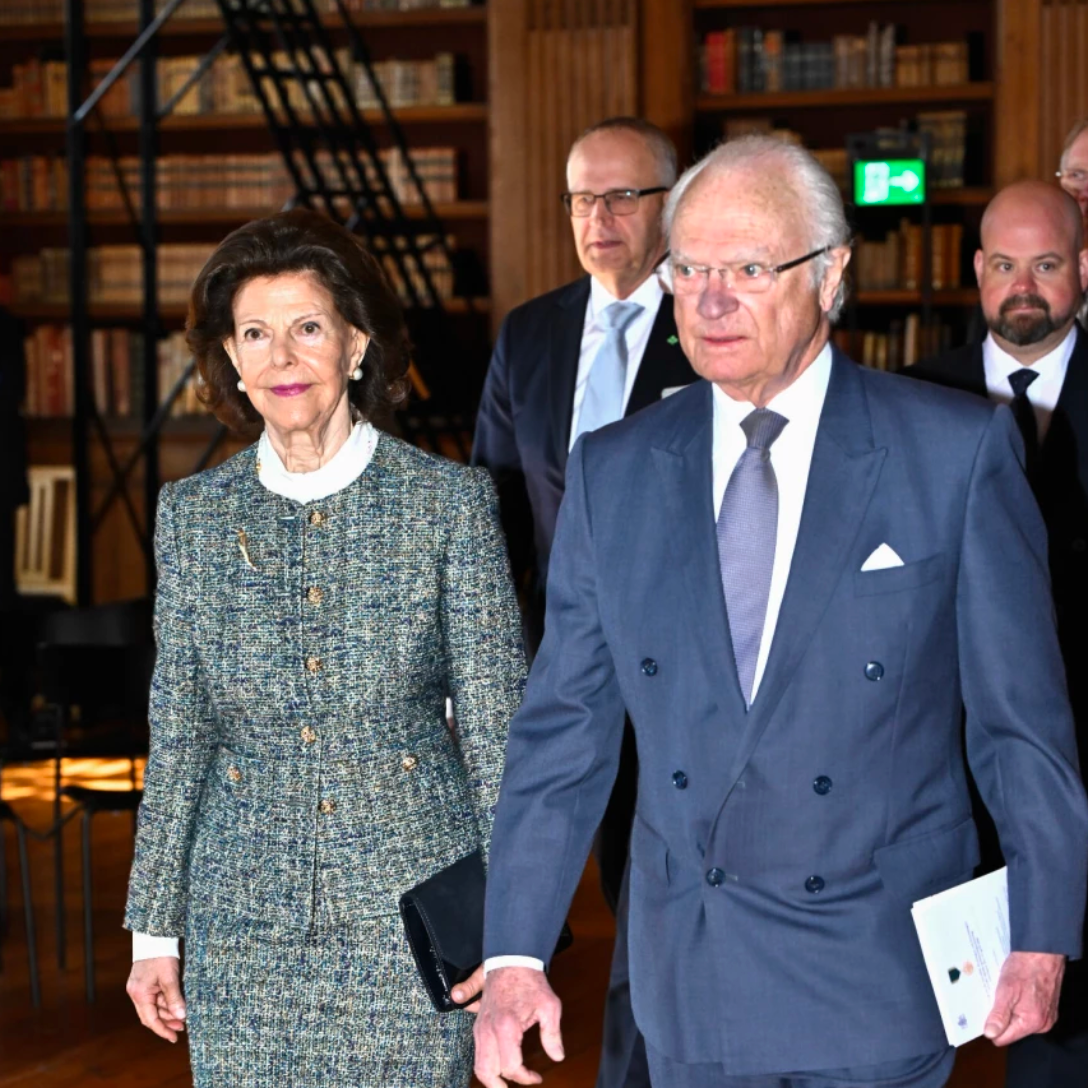 King Carl Gustaf and Queen Silvia present Swedish Farmers' Association's (LRF) gold medals
