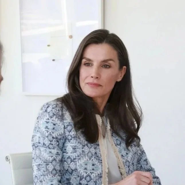 Queen Letizia hosts meetings at Zarzuela Palace