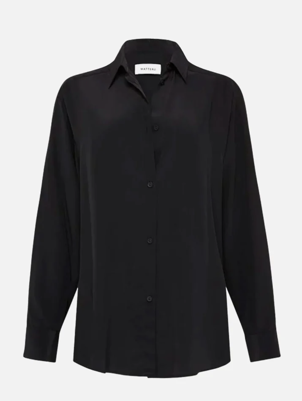 Matteau Long Sleeve Silk Shirt