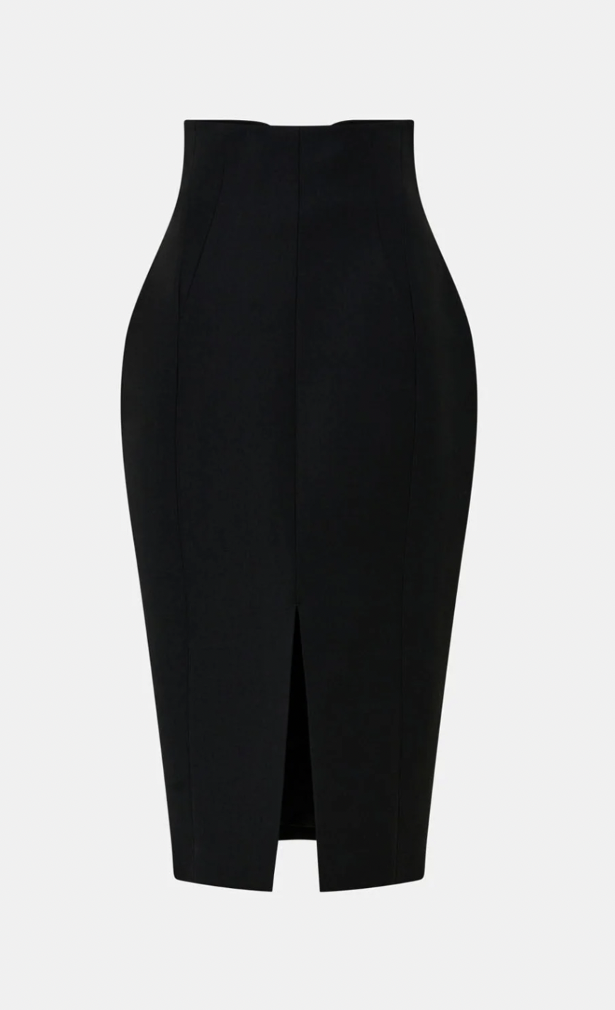 Camilla and Marc Caius High Corset Waist Midi Skirt