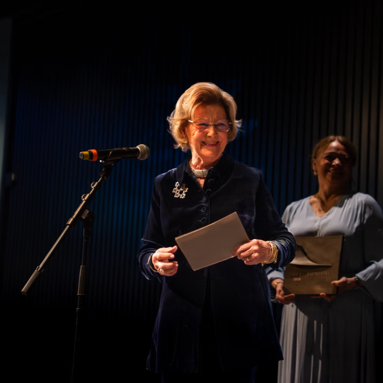 Queen Sonja attends National Museum Meeting