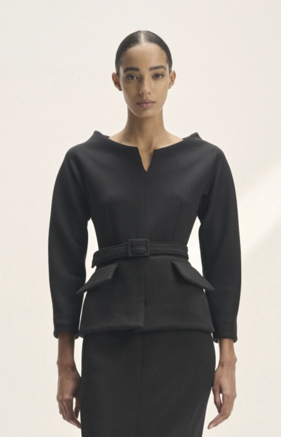 Natan Belted Top in Green