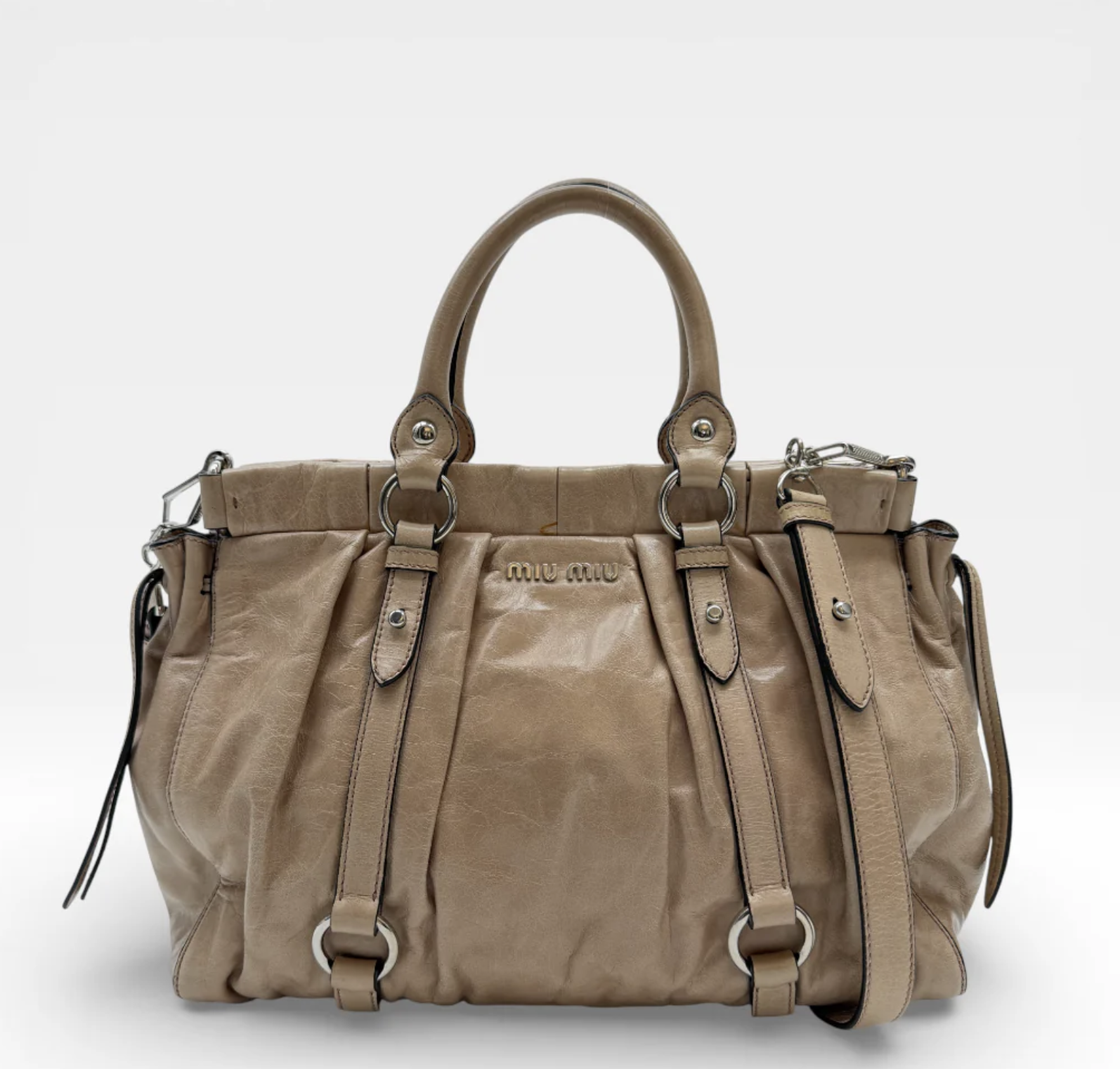 Miu Miu Vitello Satchel Bag