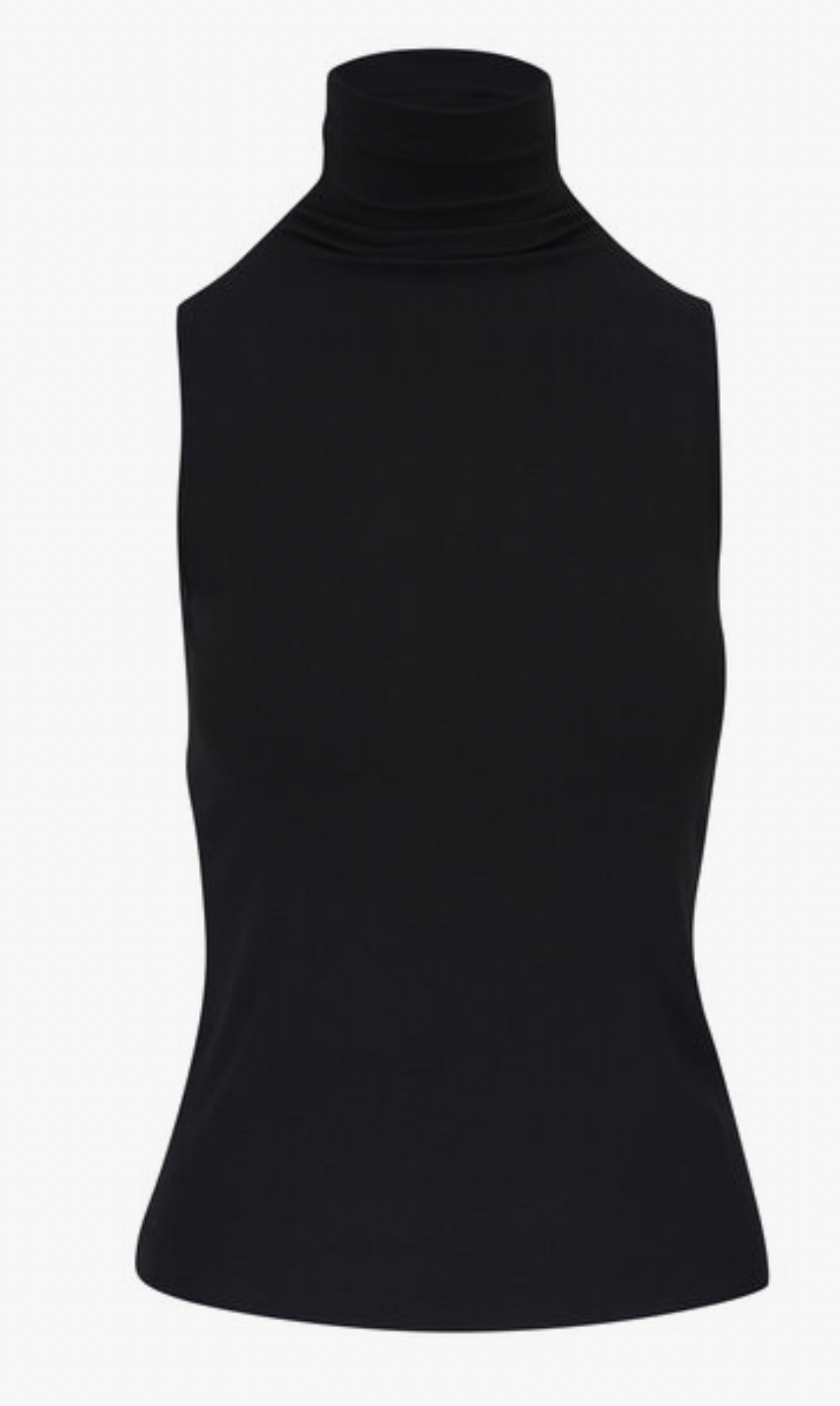 Vince Sleeveless Turtleneck Top