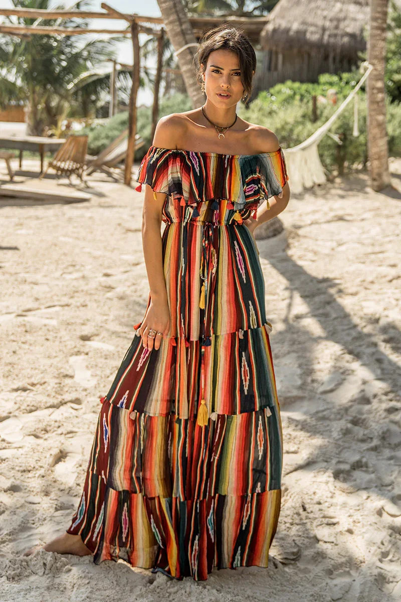 Miss June Papagayo Dress