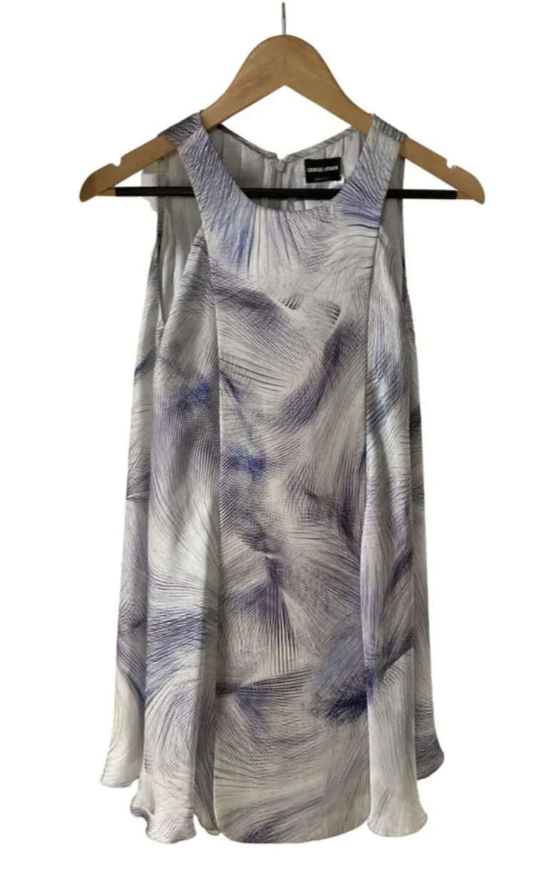 Giorgio Armani Printed Sleeveless Dress