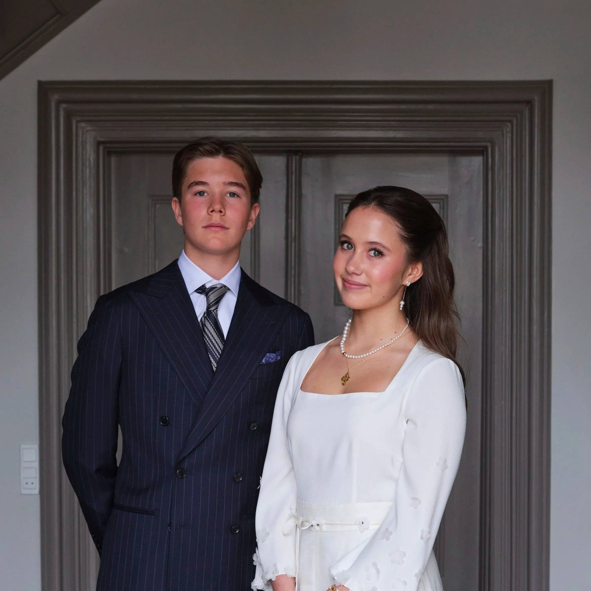 Danish Royal Family attends Prince Vincent and Princess Josephine's confirmation