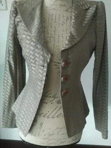 Giorgio Armani Chevron Print Jacket