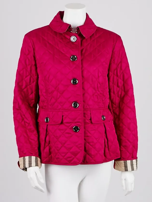 Burberry Brit Diamond Quilted Jacket