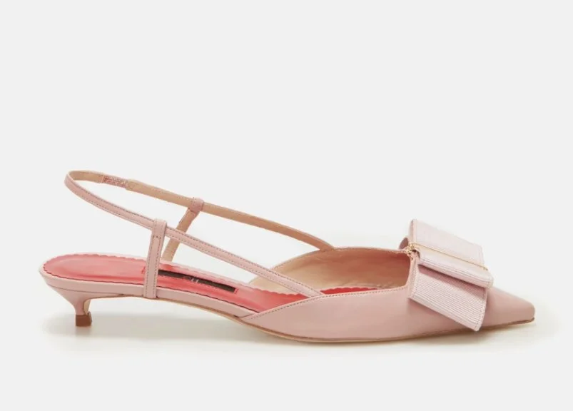 Carolina Herrera Lacito Insignia 20 Slingback Pumps