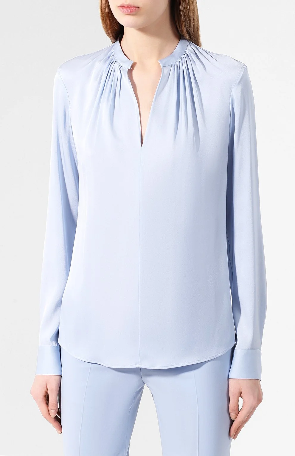 Hugo Boss V-Neck Silk Blouse