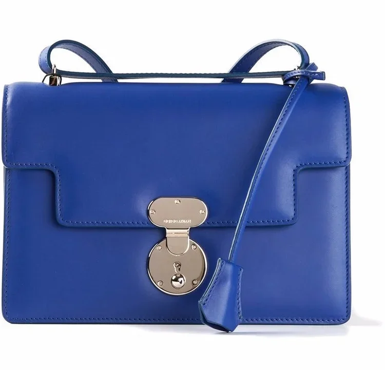 Giorgio Armani Calfskin Crossbody Bag 