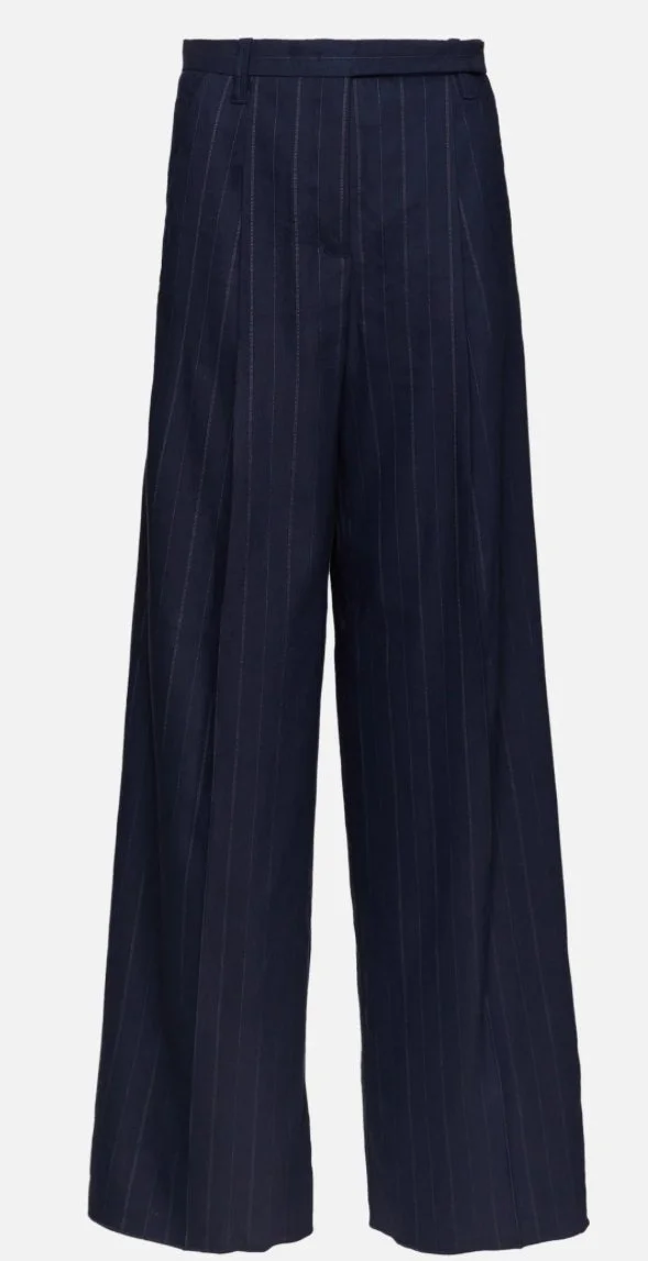 Dorothee Schumacher Modern Sophistication Pinstriped Trousers