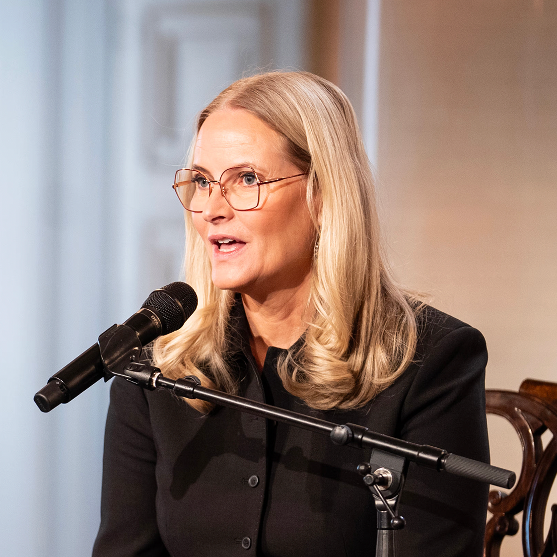 Crown Princess Mette-Marit presents Fosse Prize and attends the Fosse Lecture