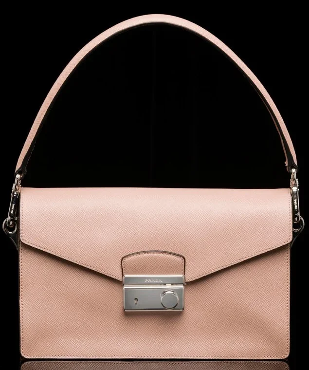 Prada Saffiano Lux Sound Shoulder Bag