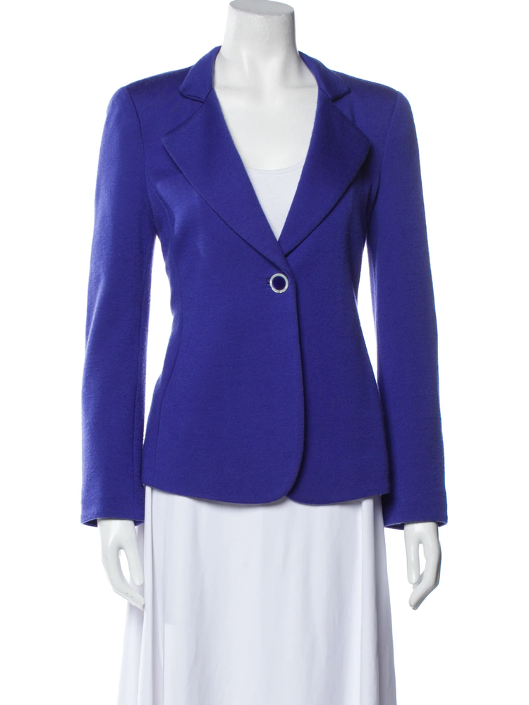Giorgio Armani Pointed Collar Blazer in Fuchsia