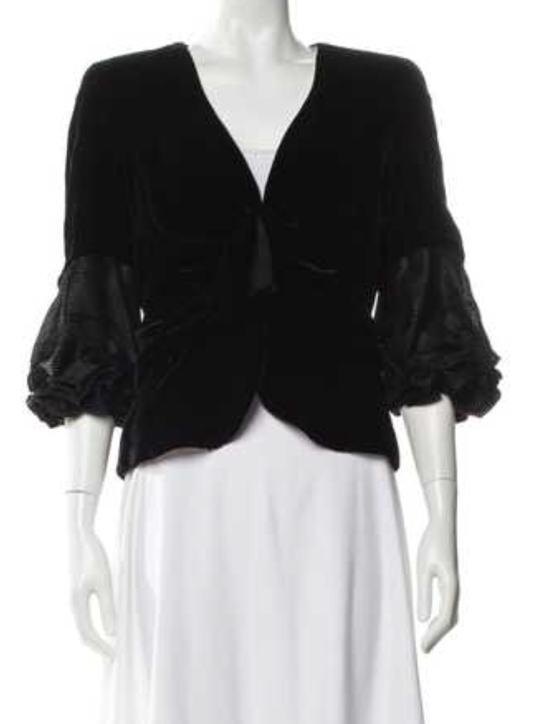 Giorgio Armani Velvet Bolero Jacket
