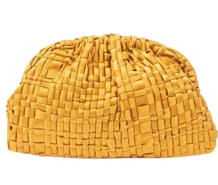 Maria La Rosa Mini Game Clutch in Ocra