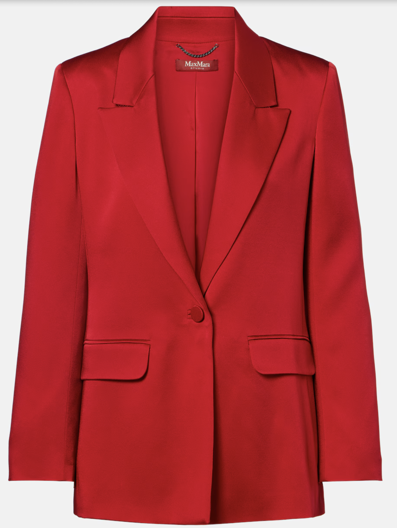 Max Mara Albino Blazer in Red