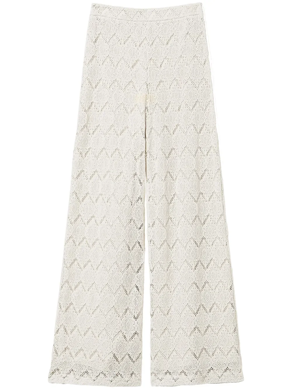 Twinset Macramé Palazzo Trousers