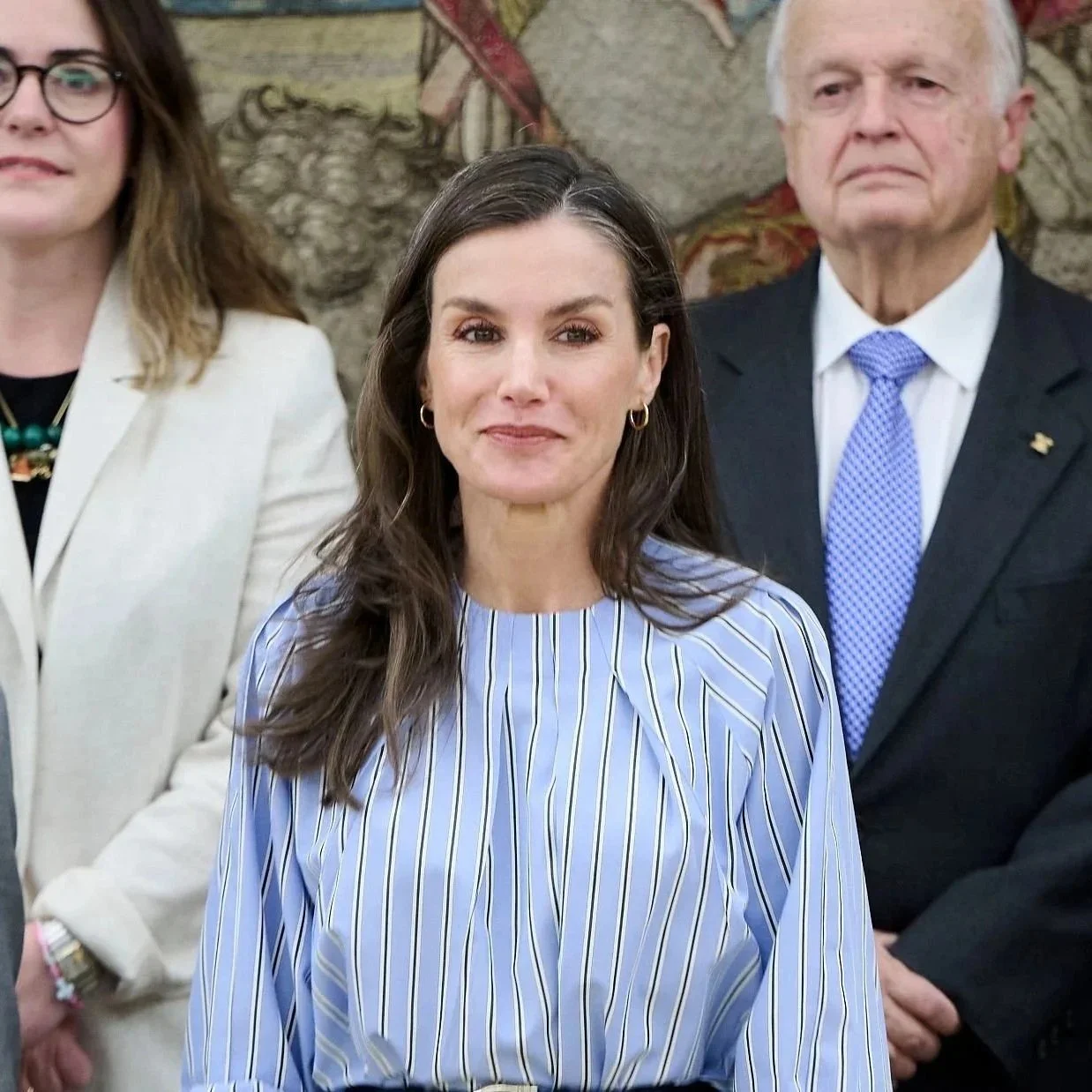 Queen Letizia hosts audiences at Zarzuela Palace