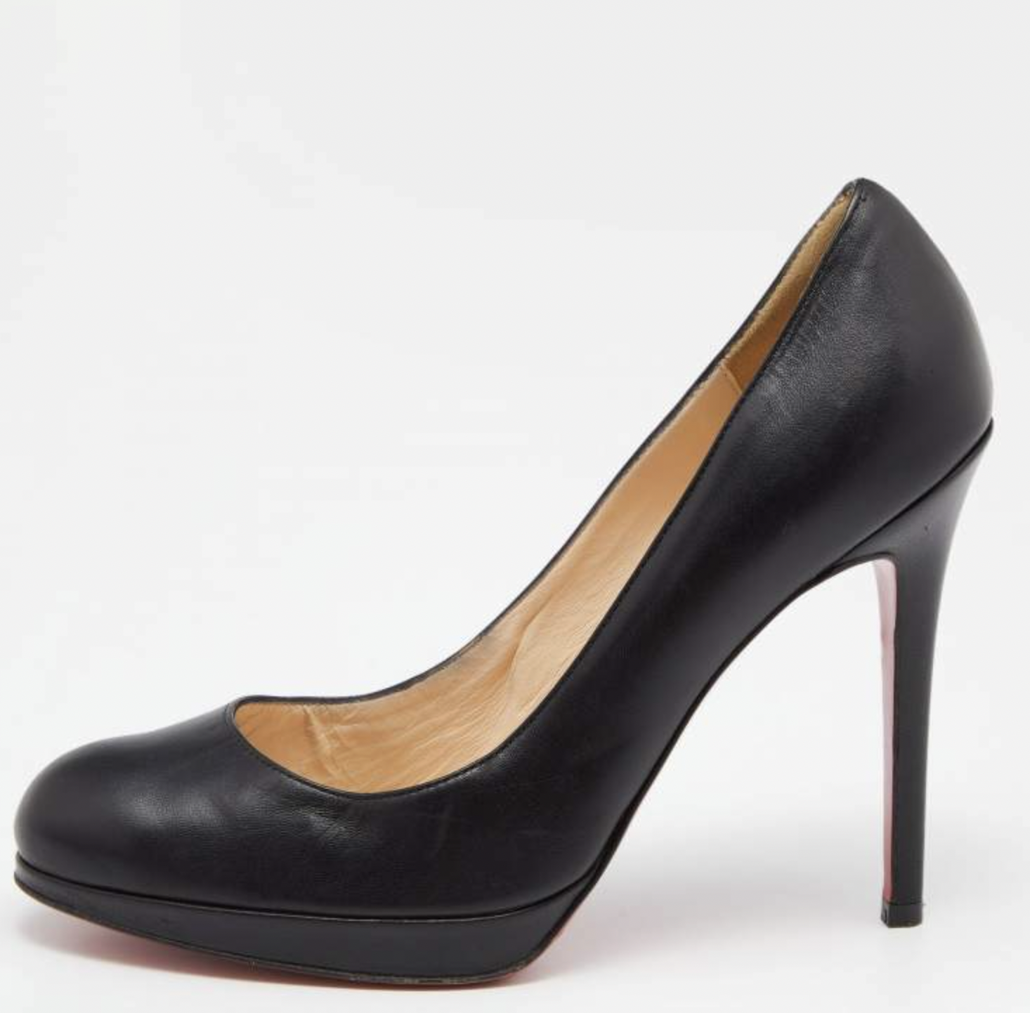 Christian Louboutin New Simple 100 Pumps in Black Leather