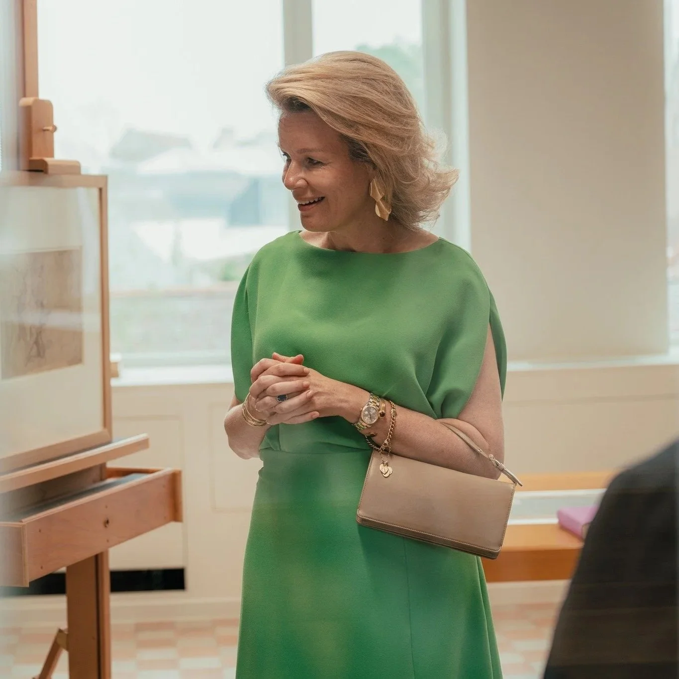 Queen Mathilde visits BRUSK Museum